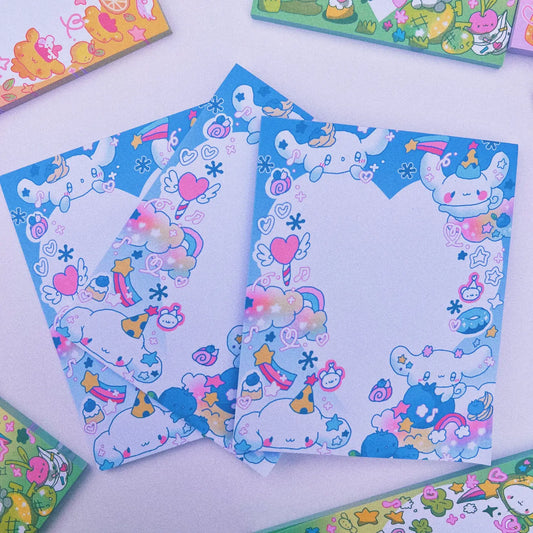 Tabetaaii • Blue Dog Cinnamoroll Sanrio Memo Pad