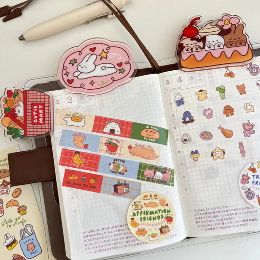 Nessakdesign • Affirmation Friends Washi Tape