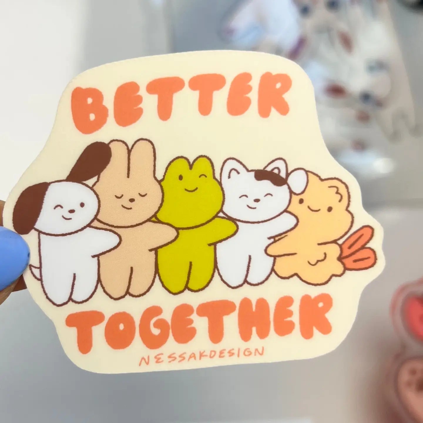 Nessakdesign • We are Better Together Vinyl Sticker