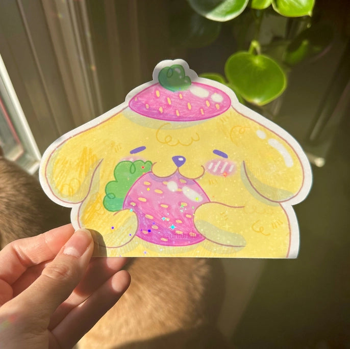 Uni & Umi • PomPomPurin Window Peeker Sticker