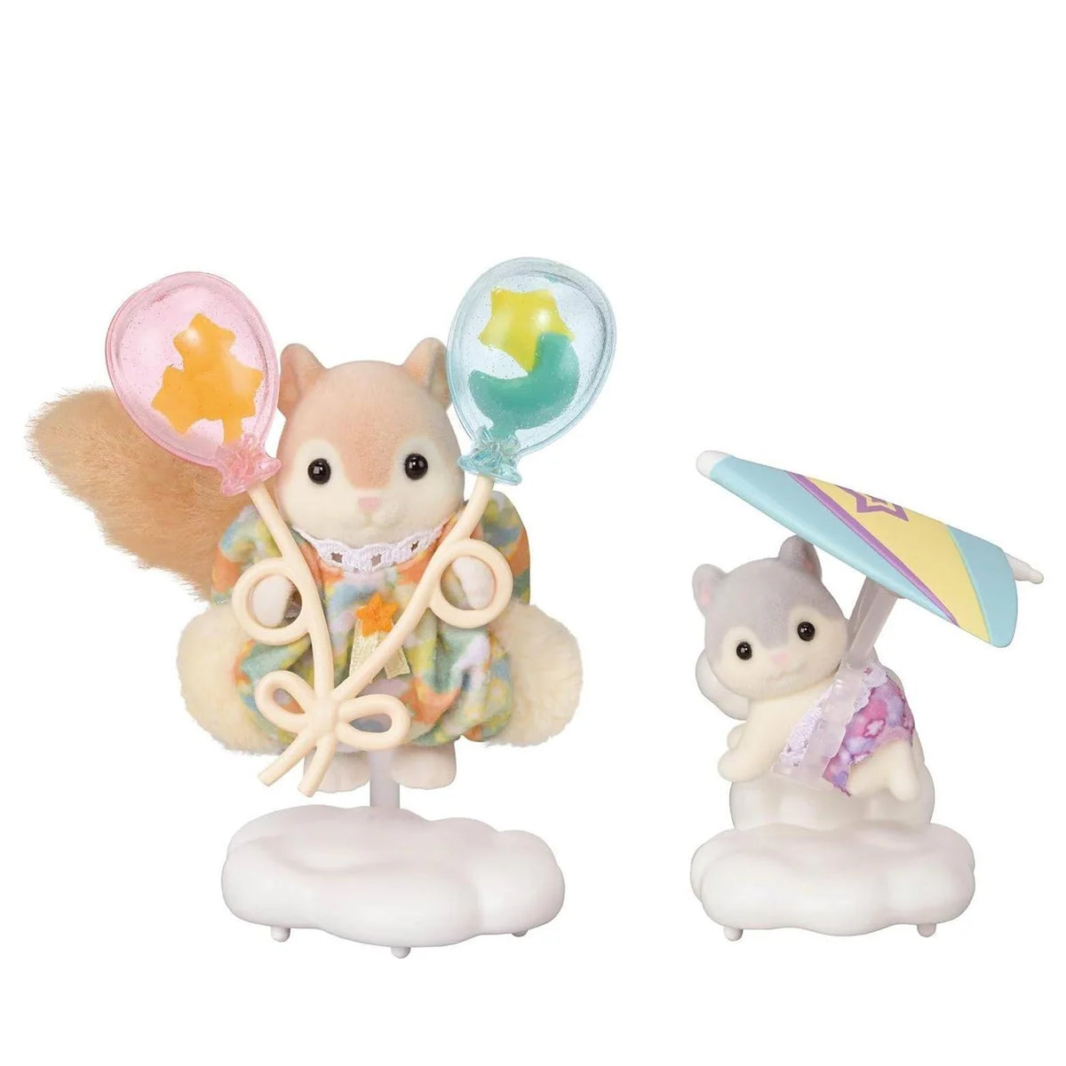 Calico Critters • Sylvanian Families, Flying Squirrel Siblings Sky Stroll Set, Imported Japan