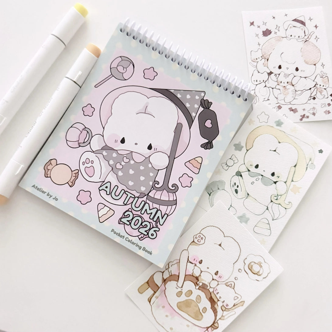 Atelier by Jo • Autumn Pocket Coloring Book