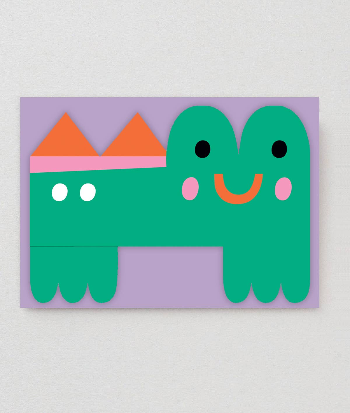 'Croc' Fold Out Birthday Greeting Card