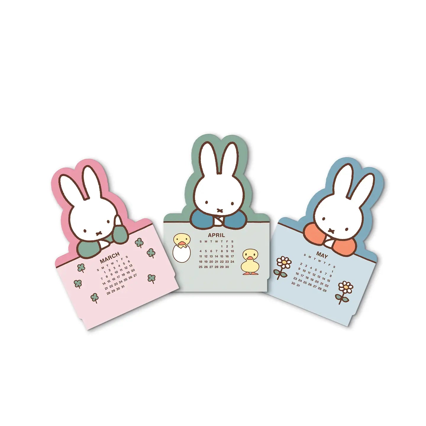 Miffy • 2027 A Year in Color Mini Desk Calendar with Wood Stand