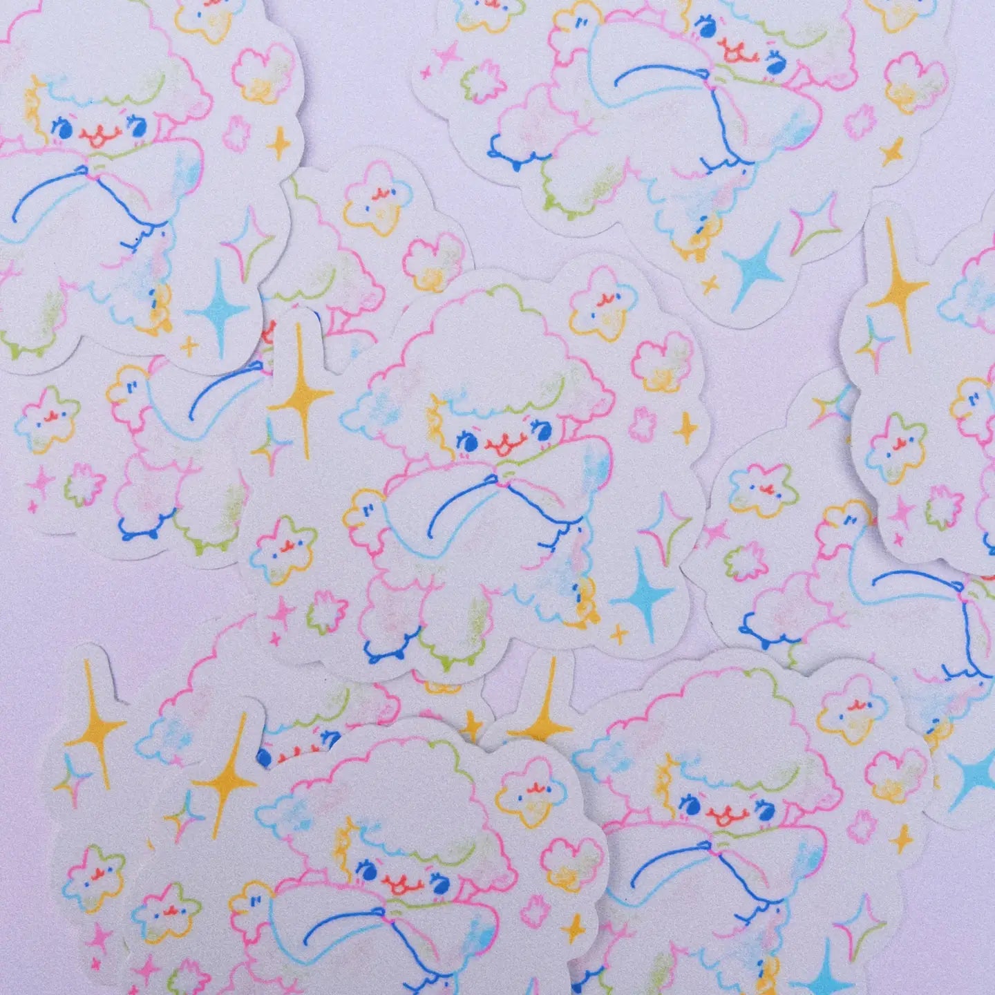 Tabetaaii • Cloud Sheep Vinyl Sticker