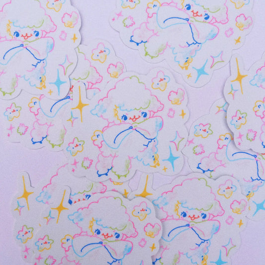 Tabetaaii • Cloud Sheep Vinyl Sticker