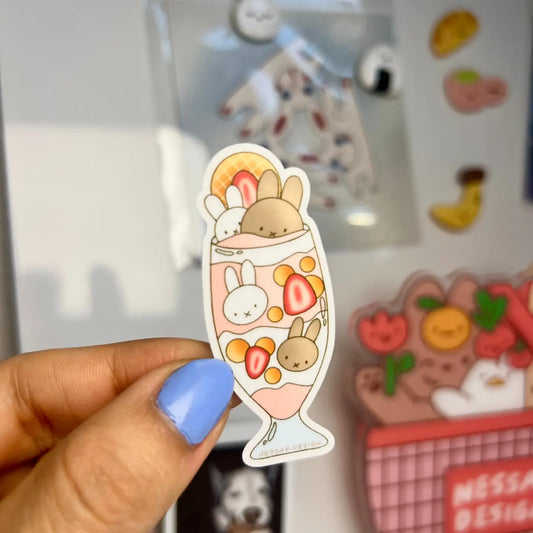 Nessakdesign • Miffy Parfait Bunny Vinyl Sticker