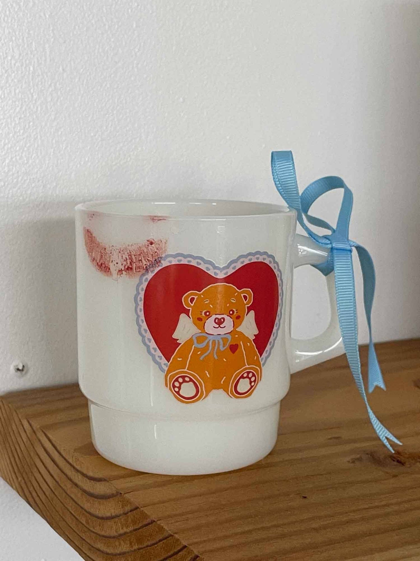 Cheerware • "Coquette Teddy" Vintage-Style Diner Mug