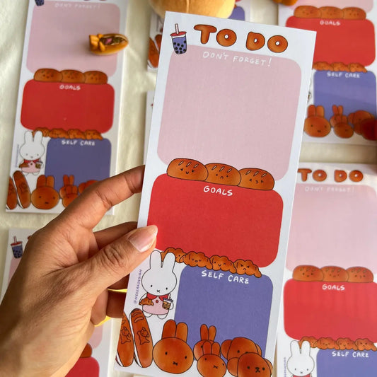 Nessakdesign • Miffy Bakery To-Do Notepad