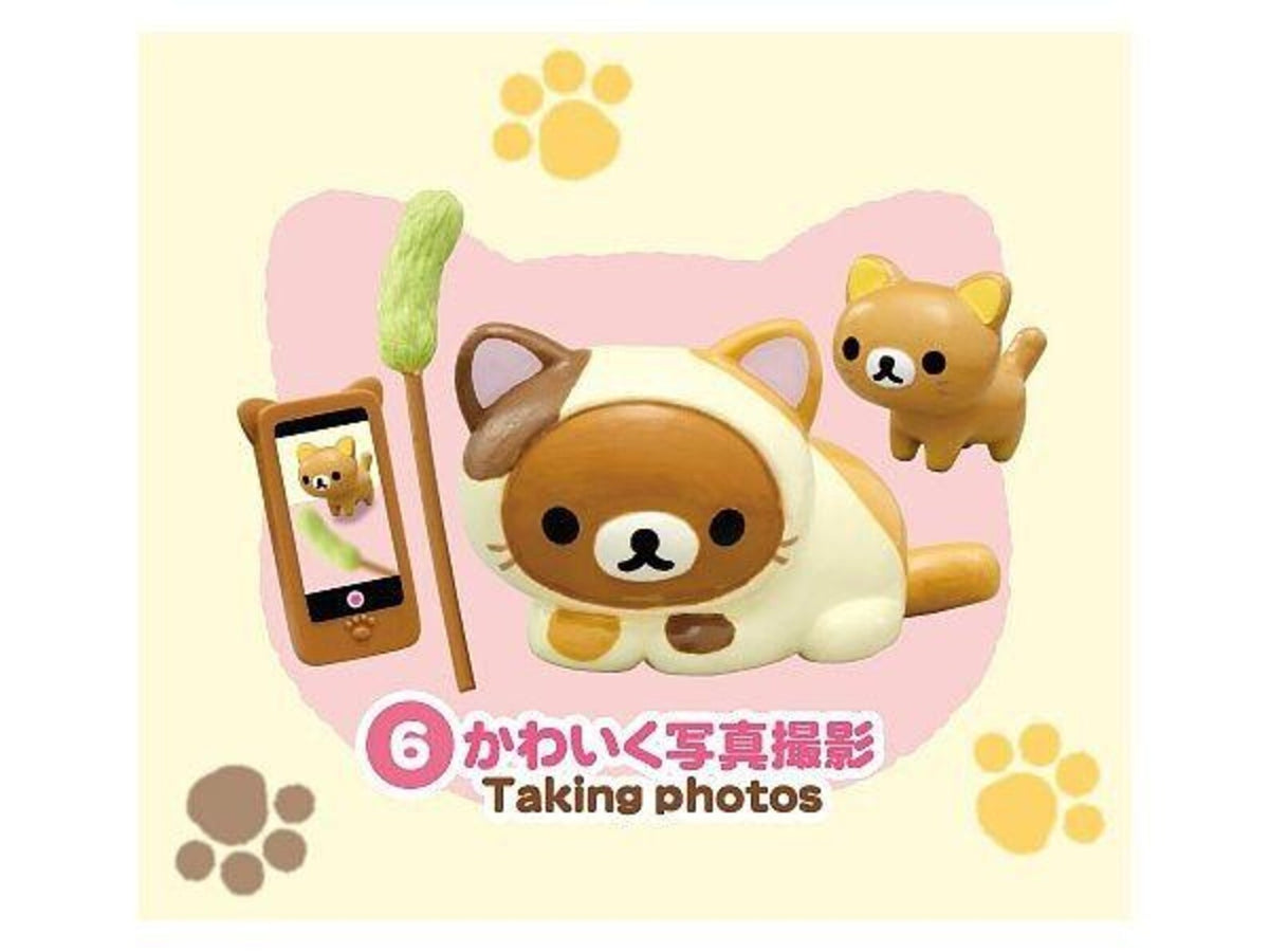 Re•Ment • Rilakkuma Relaxing Cat Cafe Blind Box