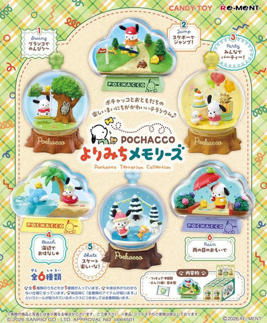 Re•Ment • Pochacco Terrarium Collection Detour Memories Blind Box