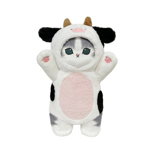 Mofusand • 50cm Cat Dress Up Cow Plush Toy